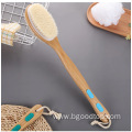 Shower Brush with Soft and Stiff Bristles